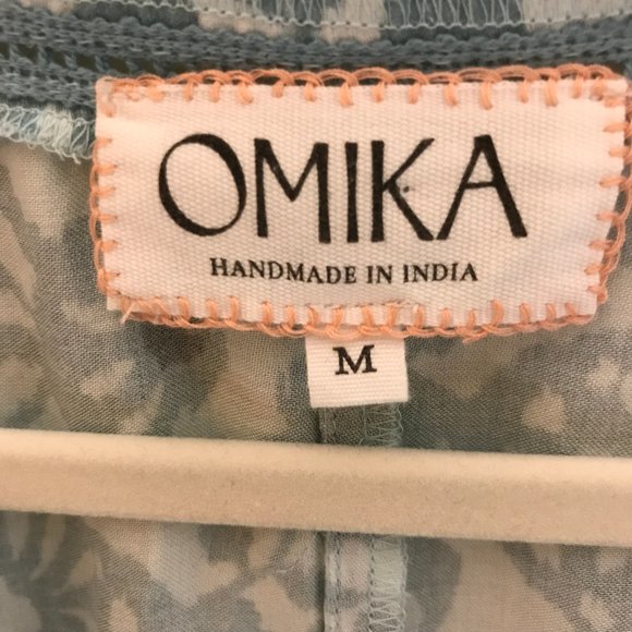 OMIKA NEW? Anthropolgie Harper Boho Hippie Style Deep V Neck Mini Dress or Tunic - Picture 5 of 15